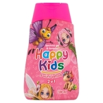 Happy kids sprchový gel + šampon 300 ml - dívčí