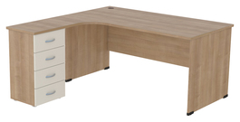 Sektorový nábytek Excel - rohový kancelářský stůl EKR1801602