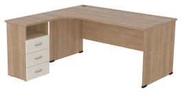 Sektorový nábytek Excel - rohový kancelářský stůl EKR1601603