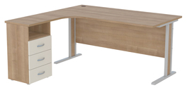 Sektorový nábytek Excel - rohový kancelářský stůl EKRN1601603