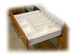 Plastový příborník 60 bílý