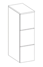 Skříňka závěsná PORTO bílá lesk