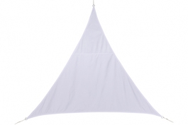 Stínící plachta trojúhelník 4m - bílá