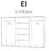 Sektorový nábytek Excel - skříň s posuvnými dveřmi EI32703