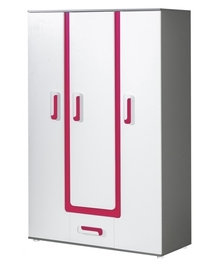 Šatní skříň APETTITA 19 antracit/růžová