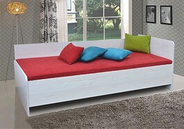 Postel TOBY 90cm, s roštem a s úložným prostorem