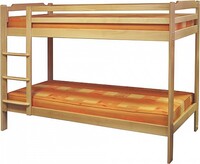 Postel GULIVER 90cm patrová, s rošty