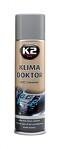K2 W100 Pěnový čistič klimatizace je optimální prostředek na čištění a desinfekci klimatizačních systémů všech motorových vozidel. Nanáší se pomocí přibalené hadičky do výparníku a ventilačních otvorů kanálů