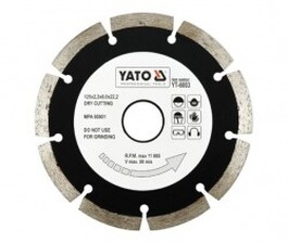 YATO Kotouč diamantový 125 x 22,2 x 2,2 mm YT-6003