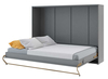 Výklopná postel 140 CONCEPT PRO šedá