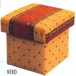 Taburet Nero ( pevný, úložný )