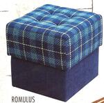 Taburet Romulus pevný