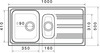 Sinks STAR 1000.1 V 0,6mm matný