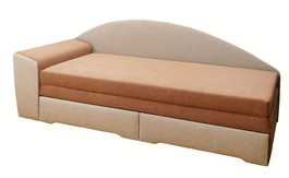 Čalouněná postel - rozkládací pohovka GAIA