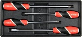 YATO Vložka do zásuvky - sada šroubováků s úderným koncem, 4ks YT-55469