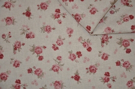 Látka Mihra motiv ruže - šíře 280 cm