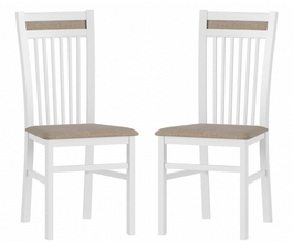 Čalouněná židle VOLANO 131 (2ks) bílá mat