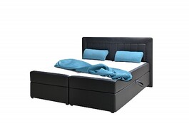 Postel BRIDGE 4M 180cm, s matracemi, s roštem a s úložným prostorem