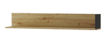 Závěsná police LUCAS 35 dub artisan/černá mat