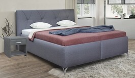 Postel MARTA 2 180cm, s roštem a s úložným prostorem + plynové vzpěry