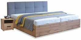 Postel GERDA 2 180cm, s roštem a s úložným prostorem