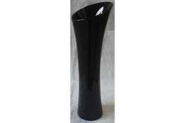 HL9008-BK - Váza keramická černá.