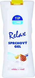 Tip Line sprchový gel Mléko a med 500 ml