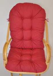 Polstr na křeslo Havai látka vínový melír