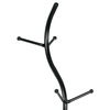 80003-09 BK - Věšák stojanový, výška 180 cm, kovová konstrukce, černý matný lak, nosnost 10 kg