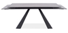 Jídelní stůl rozkládací SALVADORE CERAMIC černá/šedá