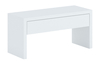 Lavice se zásuvkou FELIX bílá mat