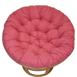 Polstr deluxe na křeslo papasan 110 cm - malinový melír