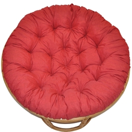 Polstr na křeslo papasan 115 cm vínový melír