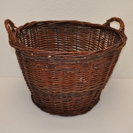 Koš dvoujuchý zelený střední