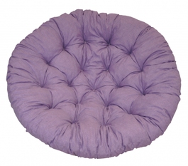Polstr na křeslo papasan 115 cm fialový melír