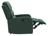 Čalouněné křeslo rozkládací PEGY velvet zelená