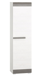 Policová skříň LANTANA borovice sněžná/šedá