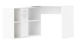 Pracovní stůl rozkládací MURET bílá