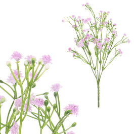 KN6118-LILA - Gypsophila - umělá kytice, fialová