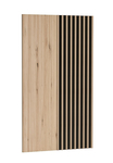 Závěsný panel BARBUS dub artisan/černá