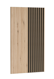 Závěsný panel BARBUS dub artisan/černá