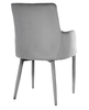 Jídelní čalouněná židle RISA VELVET šedá