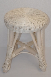 Taburetka Rudnik bílá