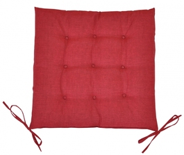 Sedák 9 prošití - látka vínový melír