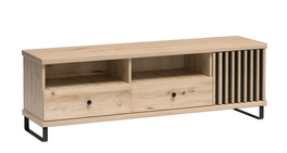 Televizní stolek na nohách 1D2S BARBUS dub artisan/černá