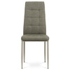 DCL-397 CRM2 - Jídelní židle, potah látka tmavé cappuccino, kov cappuccino matný lak