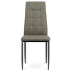 DCL-397 LAN2 - Jídelní židle, potah lanýžová látka, kov antracitový matný lak