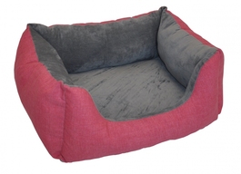 Pelíšek AXIN Deluxe velký malinový - 68x58 cm