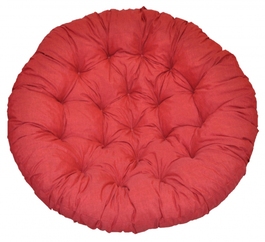 Polstr deluxe na křeslo papasan 100 cm - látka vínový melír