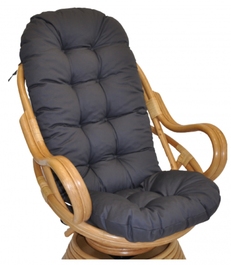 Polstr na křeslo Swivel šedý kepr